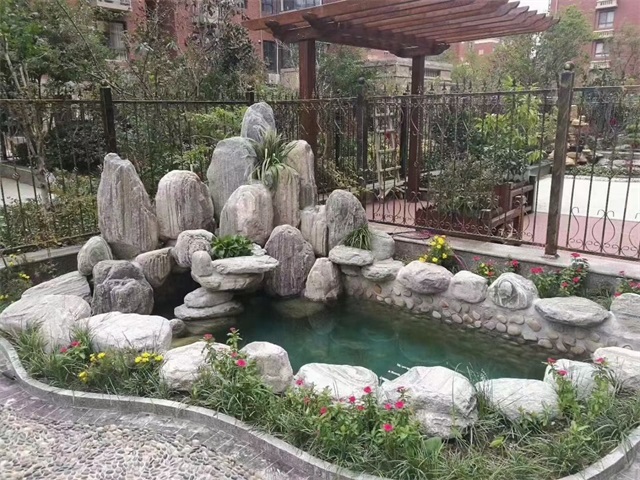 良庆家庭庭院水景设计